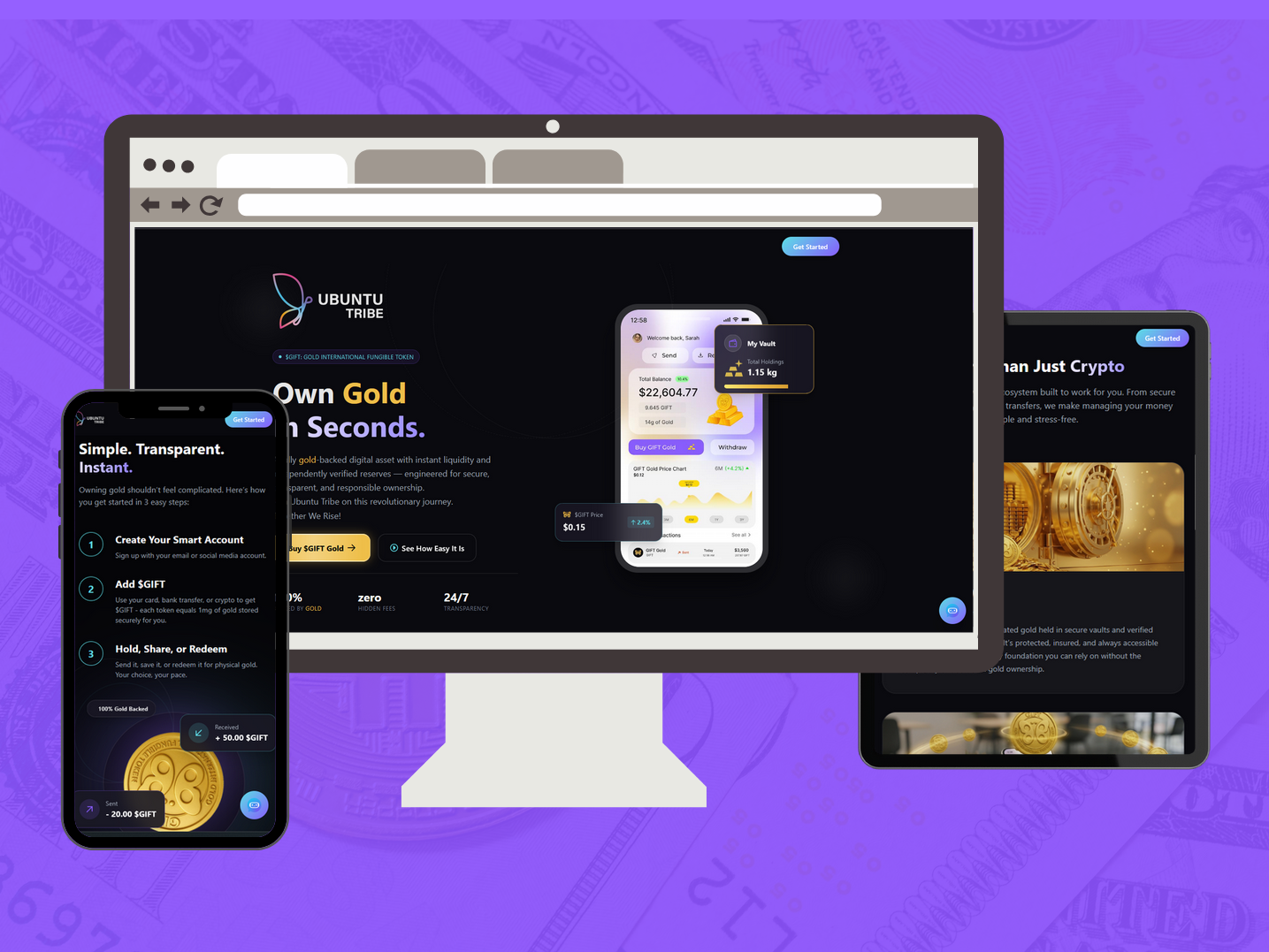 Ubuntu Tribe - GIFT Gold Platform